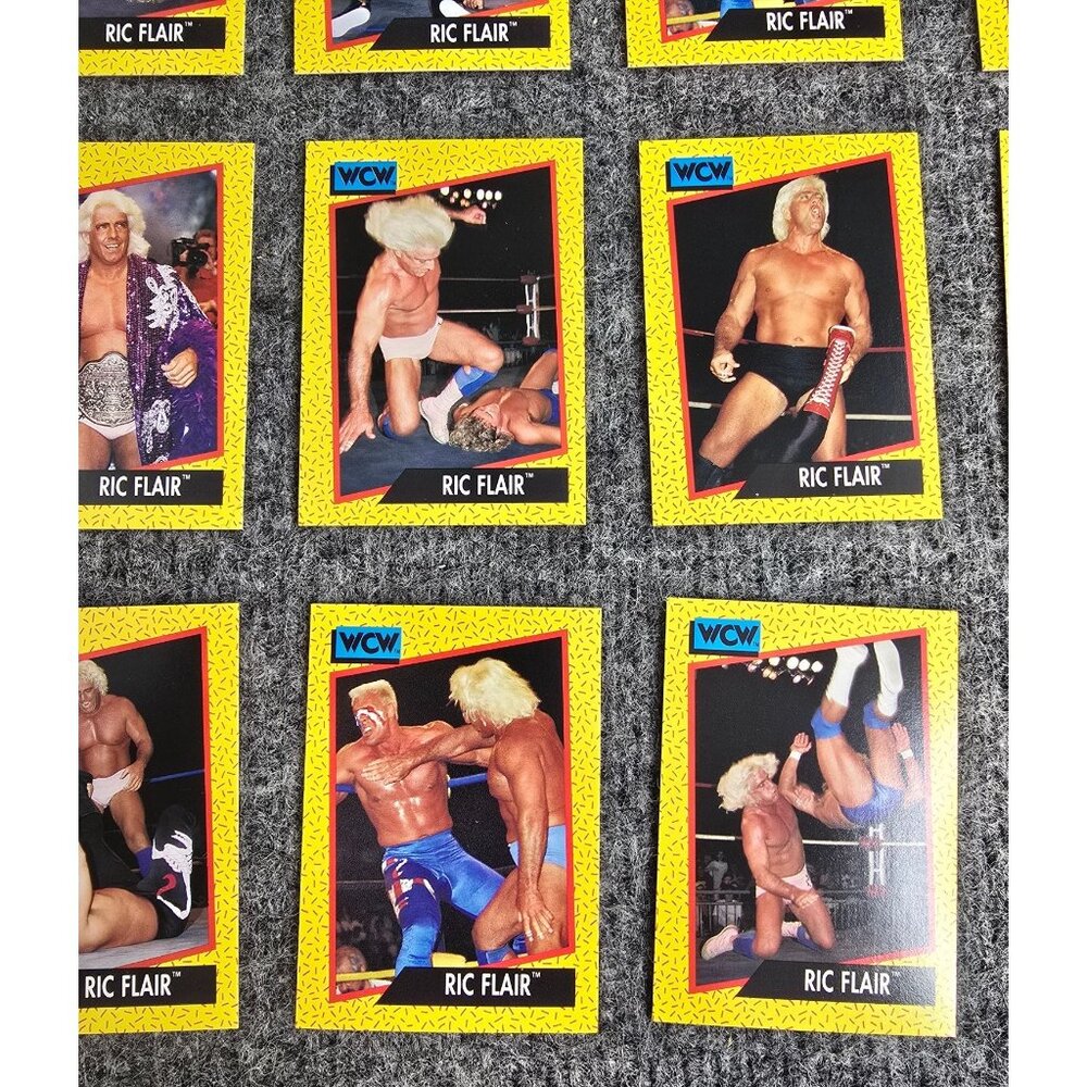 WCW 1991 Ric Flair Trading Card Set Licensed By Turner - Picture 4 of 7